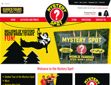 Tablet Screenshot of mysteryspotstignace.com